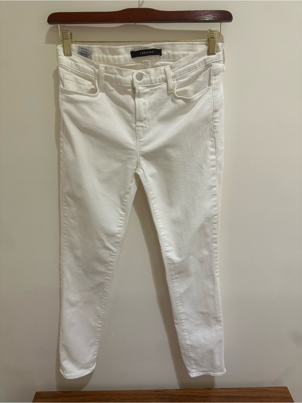 J Brand White Skinny Jeans 30